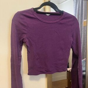 Garage Deep Purple Long Sleeve Top